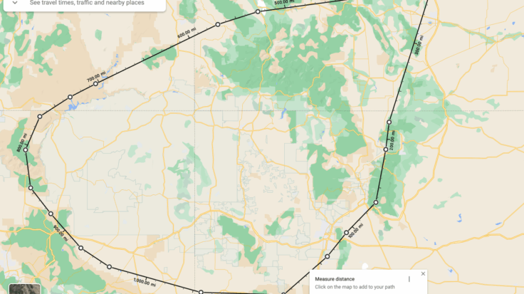image of the installation area by analytical technologies