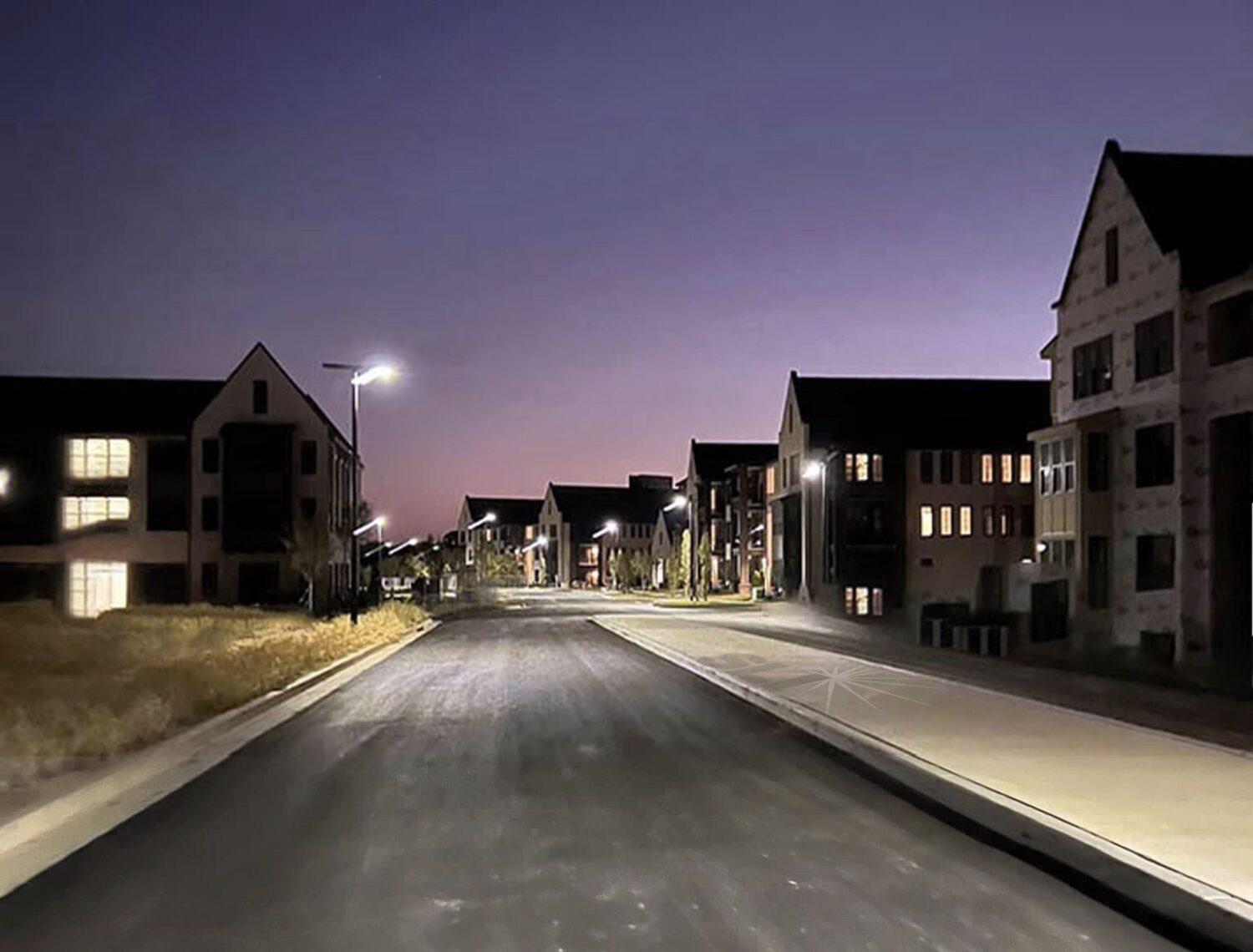 solar lighting install in atlanta, georgia