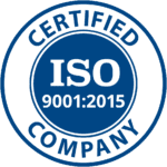 ISO 9001 certified company logo
