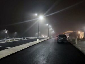 solar parking lot light new york school