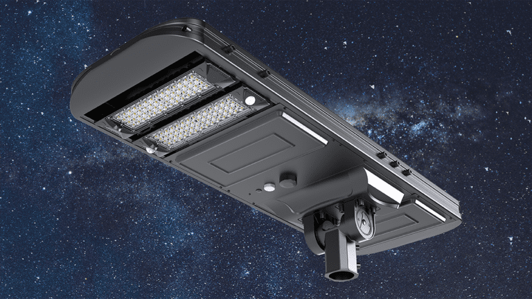 Stealth Solar Light Image over space background