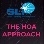 Homeowner association commercial solar light literature