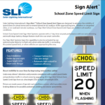 Image linking to our solar school zone warning signs literature