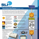 s5-1 led flashing school sign solar power