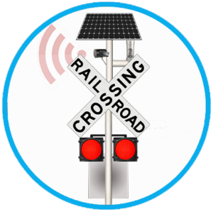 railroad signals and flashers solar powered link to page button