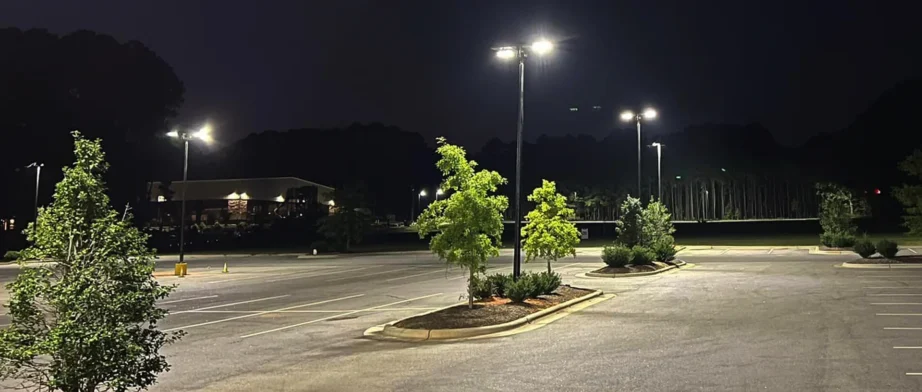 stealth 120 parking lot lighting for JCC Raleigh