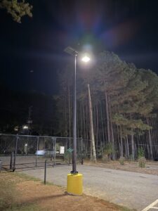 stealth 120 solar light perimeter security gate