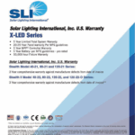 X-LED Series Product Warranty